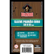 Sleeve Bucaneiros – Padrão Euro 59 x 92 mm