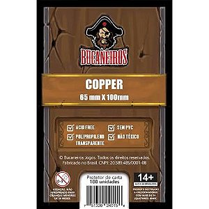 Sleeve Bucaneiros - Copper 65 x 100mm