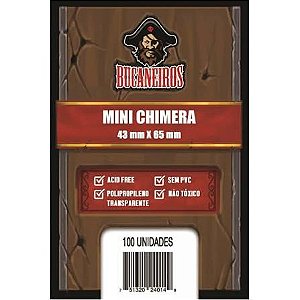 Sleeve Bucaneiros - Mini Chimera 43 x 65 mm