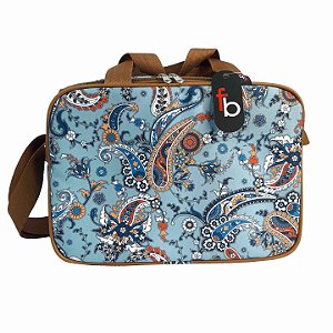 Termica Flap - Estampa Arabesco Azul Claro