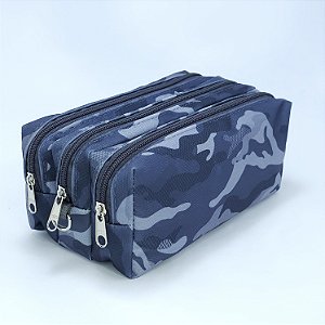 Estojo Triplo - Estampa Camuflado