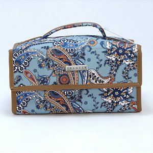 Necessaire Rocambole - Arabesco Azul Claro