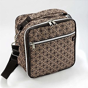 Bolsa Térmica Amora - Estampa Clássico Marrom Claro