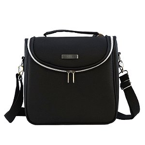 Bolsa Térmica Lancheira Compacta na cor Preta