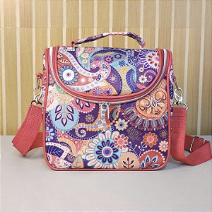 Bolsa Térmica Lancheira Compacta - Estampa Indiano