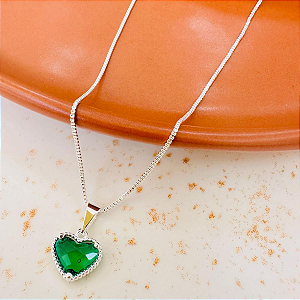 Veneziana e Coração Verde - 45 cm