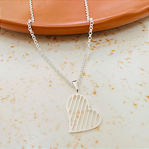 Elo Português com Ping Coração Rede - 50 cm