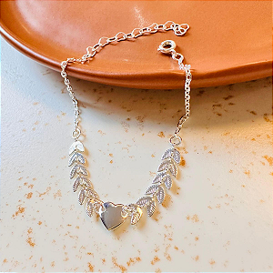 Pulseira Coração Flater