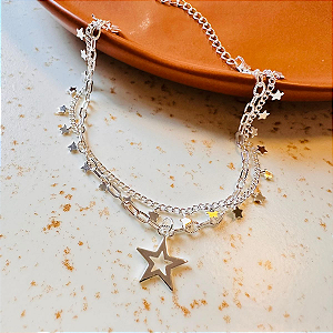 Pulseira Estrela Dupla