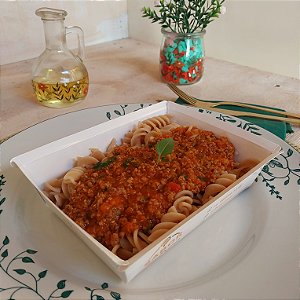 Fusilli integral a bolonhesa - Zero glúten