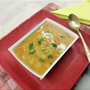 Sopa imunidade - Legumes com frango