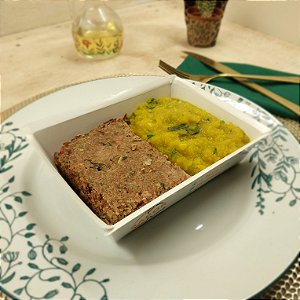 Kibe assado + Purê de Cabotiá