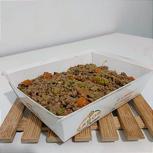 Patinho moído com vagem e cenoura