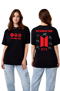 Camiseta Oversized BTS World Tour Arirang