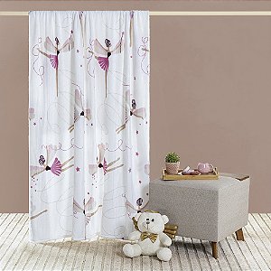 Cobertor Solteiro Manta Flannel Toque Macio Bouti Kids - Bailarina