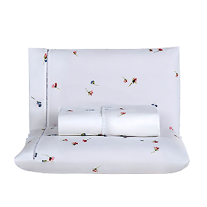 Jogo de lençol King 03 Peças 100% Algodão Percal 180 fios Vivale - Florzinha