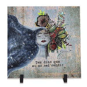Azulejo Afetivo: Tem dias que eu só sei sentir