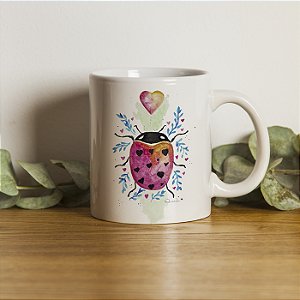 Caneca: Dona Joaninha