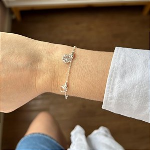 Pulseiras em Prata Pingentes