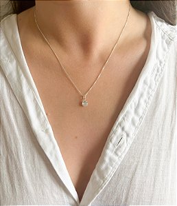 Colar em Prata Ponto de Luz