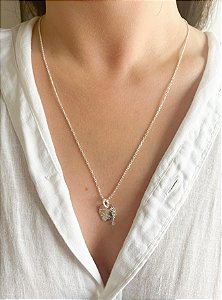 Colar em Prata Coração Inspiração