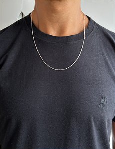 Corrente em Prata 925 Elo Figaro