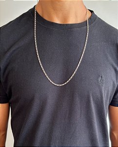 Corrente em Prata 925 Elo Figaro