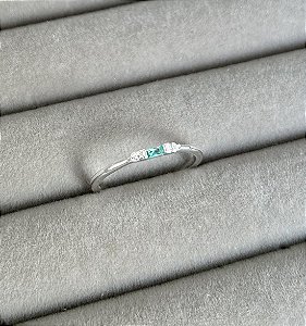 Anel em Prata Pedra Turmalina