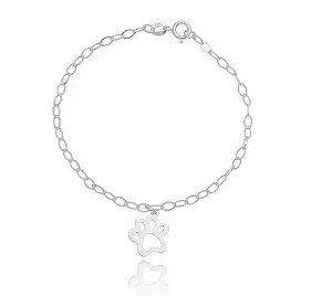 Pulseira em Prata Patinha