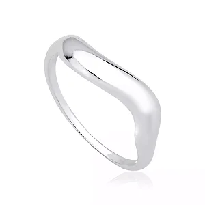 Anel em Prata Abaulado