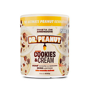 Pasta de amendoim Dr Peanut - Coockies 600g