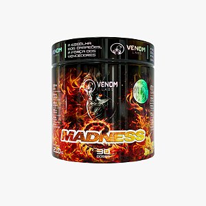 MADNESS 210g *30 doses* Frutas Amarelas (PRÉ TREINO BRUTO) – Venom Labs