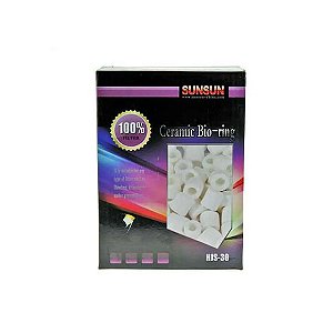 Mídia Biológica Cerâmica Bio Ring Hjs-30 Sunsun 420g 420g