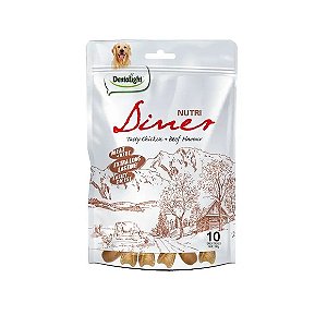 Petisco Nutri Diner Mix Sabor Frango e Carne - 180g Dentalight