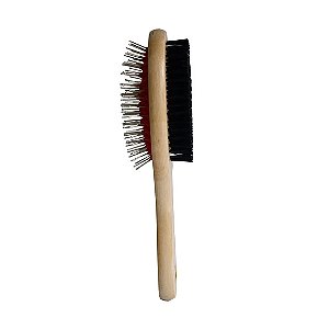Escova Dupla Grande Pinos e Cerdas Nylon Savana Pet Único