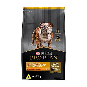 Ração Pro Plan Cães Adultos Calorias Reduzidas Raças Médias e Grandes Frango 15 kg