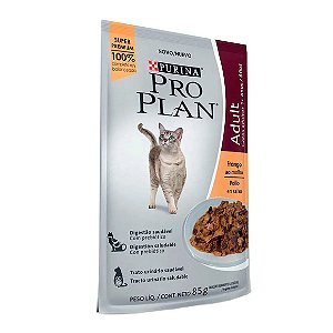 Ração Úmida Pro Plan Adult Frango ao Molho 85 g