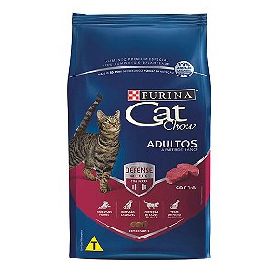 Ração Cat Chow Adultos Carne 1 kg
