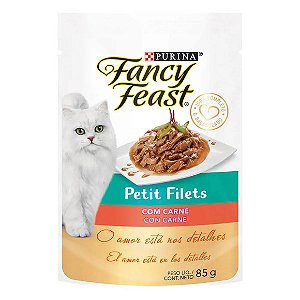 Ração Úmida Fancy Feast Petit Filet Carne 85 g