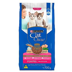 Ração Cat Chow Filhotes Frango e Leite 700 g