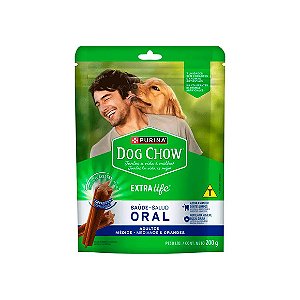 Petisco Dog Chow Extra Life Saúde Oral Cães Médios e Grandes 7 unidades