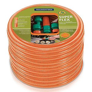 Mangueira Jardim Super Flex com Engate Tramontina 15 m