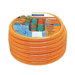 Mangueira Jardim Super Flex com Engate Tramontina 20m