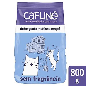 Detergente em Pó Multiuso sem Fragrância Cafuné 800 g