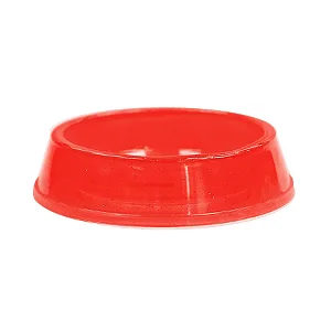 Comedouro Médio Antiformiga 1000ml Laranja com Gliter