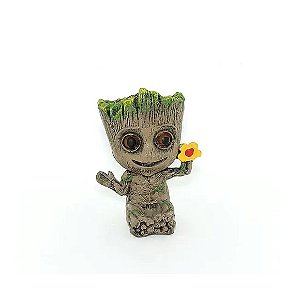 Enfeite Em Resina Para Terrário Groot Flor Único