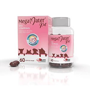 Suplemento Alimentar Mega Mater Pet Agener 60 Cápsulas