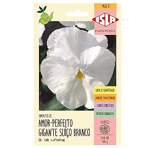 Semente Isla Amor Perfeito Gigante Suíço Branco Único