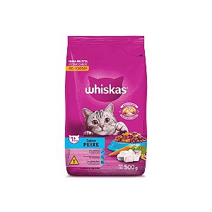 Ração Whiskas Gatos Adultos Peixe 500 g