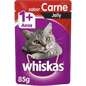 Rc Whiskas Sache 85g Adu 1+ Carne Jelly